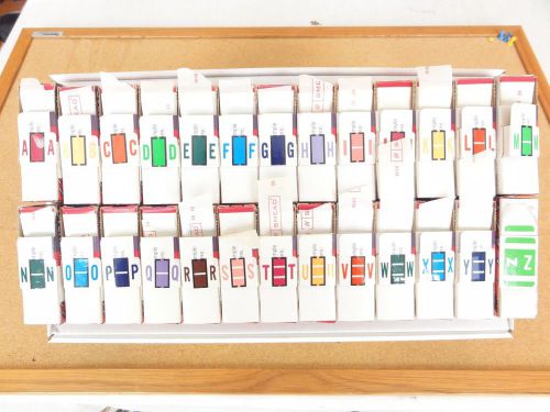 Huge Lot 170+ Boxes Smead &amp; Medical Arts Press Labels - Alphas and Yrs. ACC-ASMT