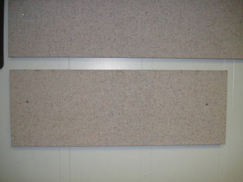 *** tackboard gray fabric w/ 4 screws 48 x14 x 1/2 *** for sale