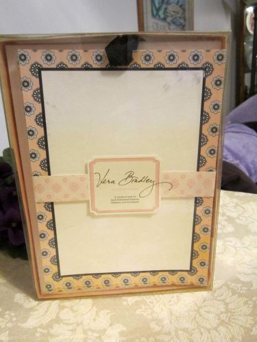 Vera bradley -- &#034;yellow bird&#034; cards to imprint-quilt embossed sleeves &amp; envelope for sale