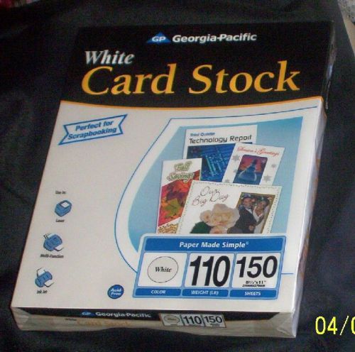 10 sheets White Card Stock-scrapbooking stock flyers Do it your self printing!!