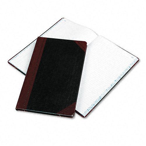 Boorum &amp; pease record/account book, black/red cover, 150 pages, 14 1/8 x 8 5/8 for sale