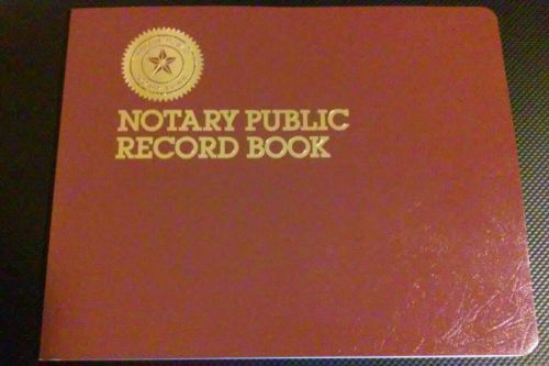 Notary Public Record Book #880 ,Maroon Cover space for 522 entries