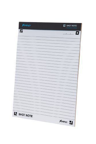 Ampad Shot Note Letter Writing Pad - Legal/wide Ruled - Letter 8.50&#034; X (20115)