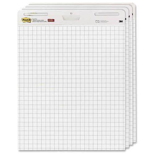 Post-it self-stick easel pad - 30 sheet - ruled - 25&#034; x 30&#034; - 4 / (560vad4pk) for sale