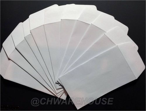 #3 coin envelopes 250/pkg mh paper white gummed seal acid free 4 1/4 x 2 1/2 for sale
