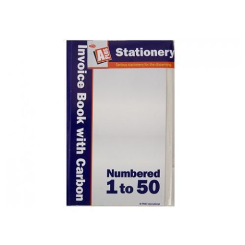 Numbered Invoice Book 50 Pages Pad Business Office Stationary Accessory