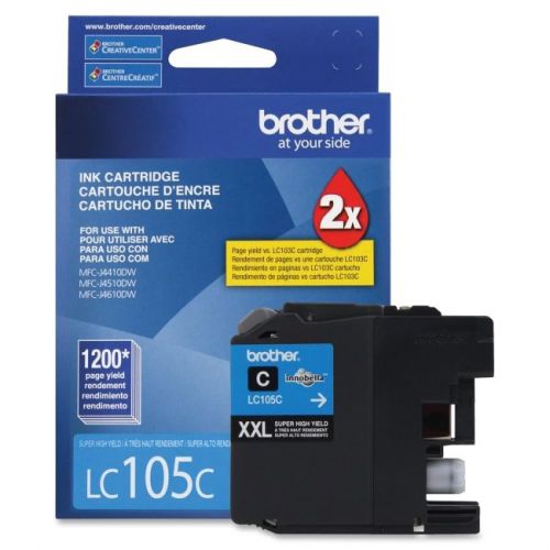 BROTHER INT L (SUPPLIES) LC105C  HIGH YIELD CYAN FOR