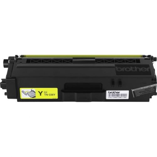 BROTHER INT L (SUPPLIES) TN336Y  YELLOW HIGH YIELD TONER