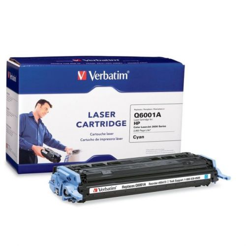 VERBATIM CORPORATION 95473 HP Q6001A CYAN TONER CARTRIDGE