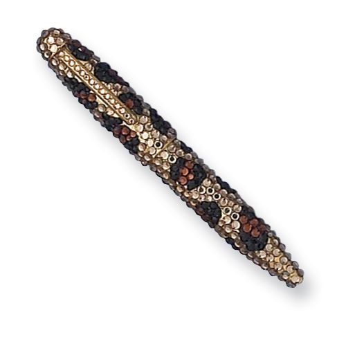 New Leopard Ball-point Pen Office Accessory Made with Swarovski® Crystals