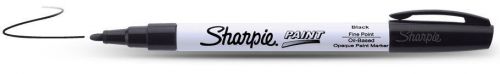 Sharpie Paint Marker - Black Fine 5 each