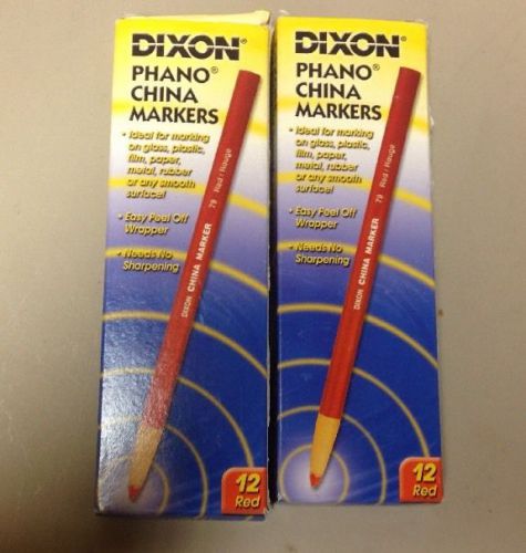 Dixon Phano China Markers  Lot Of 2.   (Q3)