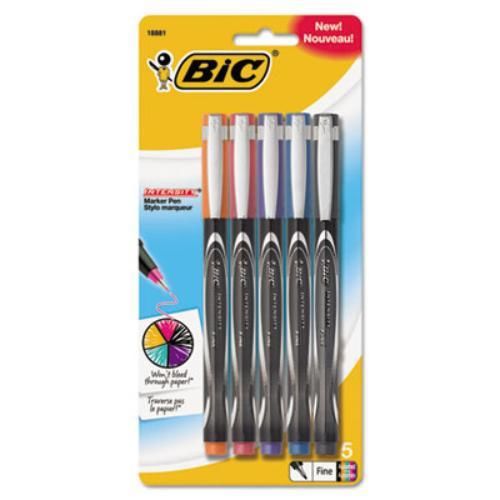 Bic Fashion Colors Intensity Marker Pen - 0.5 Mm Pen Point Size - (fpinap51ast)