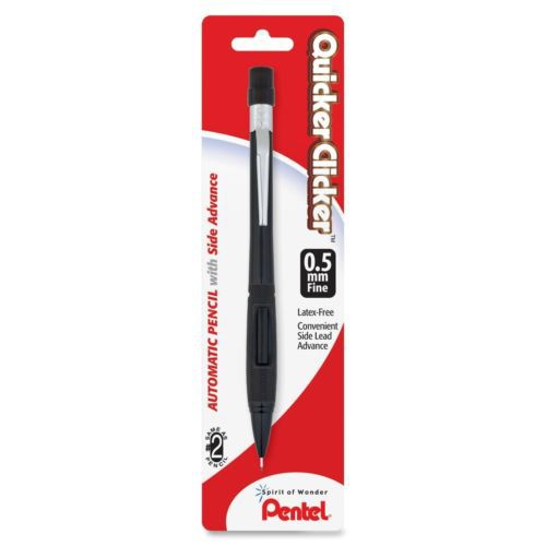Pentel Quicker Clicker Automatic Pencil - 0.5 Mm Lead Size - Opaque (pd345a)