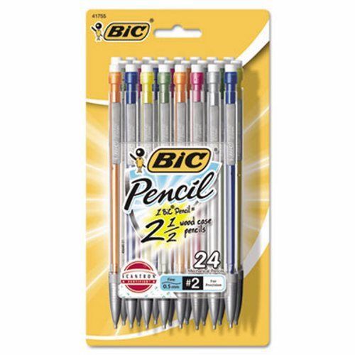 Bic Mechanical Pencil, 0.5 mm, No. 2 Lead (BICMPLMFP241)