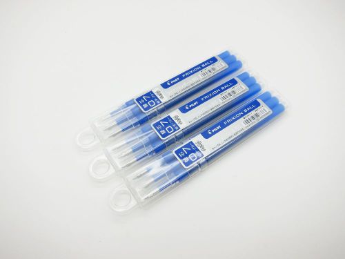 30pcs pilot frixion ball 0.7 refill japan version 10 plastic case 1 box blue ink for sale