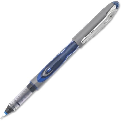 BIC Triumph 537R Metal Fine Point Roller Pens -0.5mm -Blue Ink -12/Pack