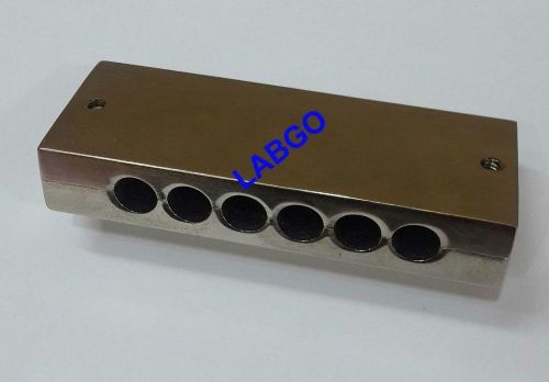 Lipstick mould/mold 6 cavities 6 gm 6 hole brass labgo (free shipping ) for sale