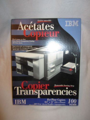 Boxed IBM Copier Transparencies 8 1/2 x 11
