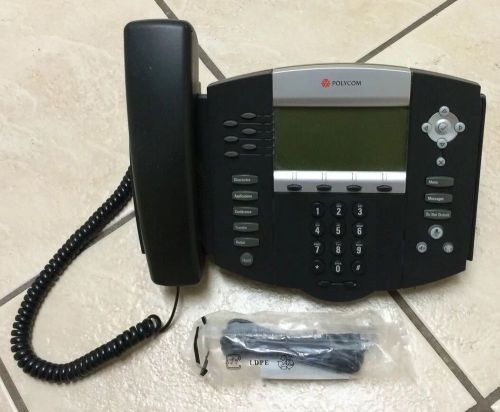 POLYCOM SoundPoint IP 650 SIP PoE Business Office Phone