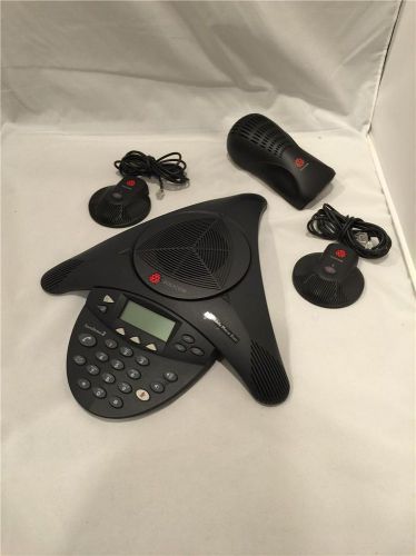 EUC Polycom Soundstation 2 Conference Phone Station (2200-16200-601) with 2 mics