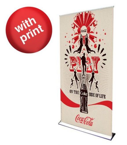 Next day service hd retractable banner stand 48&#034; with vinyl print for sale