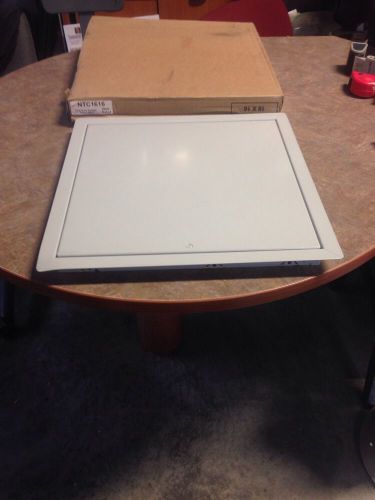 New Metal 16&#034; X 16&#034; General Purpose Access Door with One Inch Flange, Cam Latch