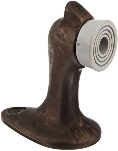 Bronze door stop with keeper 1 1/4&#034; fastener with plastic anchor 1 5/8&#034; for sale