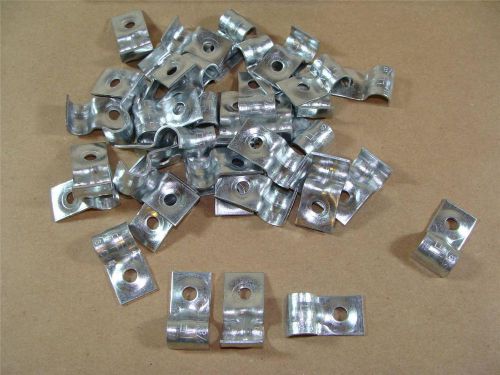 Lot of (40) minerallac 115m jiffy clip 1-hole straps for 3/8&#034; od tube or conduit for sale
