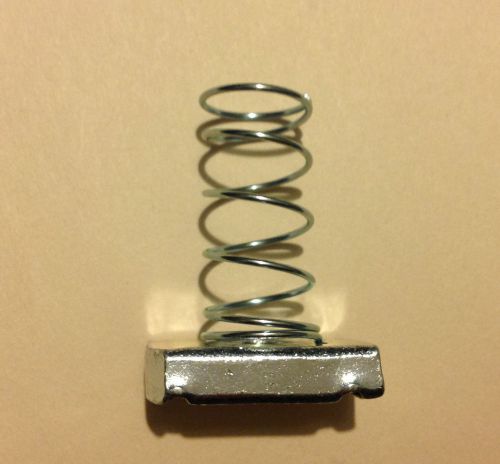 5/16&#034; - 18 Channel Nut With Spring - For use with 1-3/8 &#034; &amp; 1-5/8 &#034; Channel