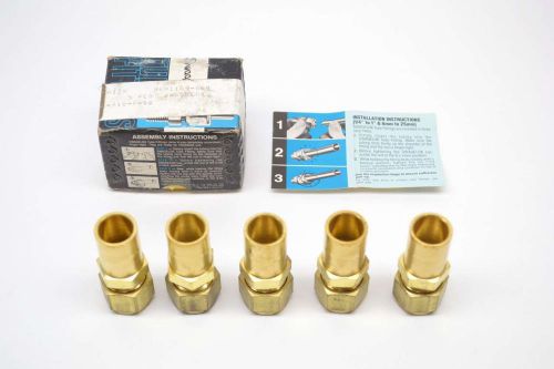 New swagelok b-810-r-12 brass compression tube reducer 1/2x3/4 in b477923 for sale