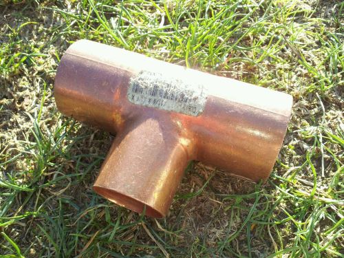 Copper tee 1 1/4&#034;x1 1/4&#034;x1&#034; sweat plumbing fitting cxcxc for sale