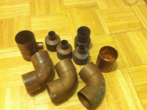 Copper fittings lot for sale