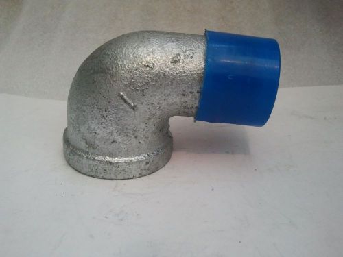 4 ~ new ~  1” 90 degree street elbow galvanized malleable iron 150# for sale