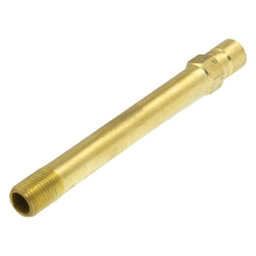 5&#034; long 1/2&#034; quick fitting outside dia brass pipe nipple mold coupler for sale