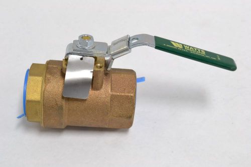 New watts 600wog 2way brass threaded 1-1/2 in npt ball valve b270074 for sale