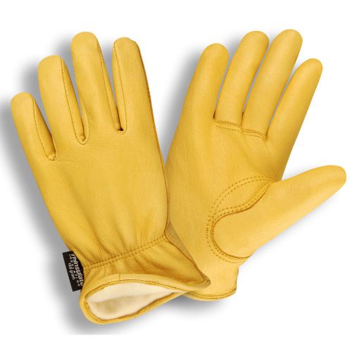 Premium Grain Deerskin/Thinsulate Insulated Driver Gloves~1 Dozen~Size Large