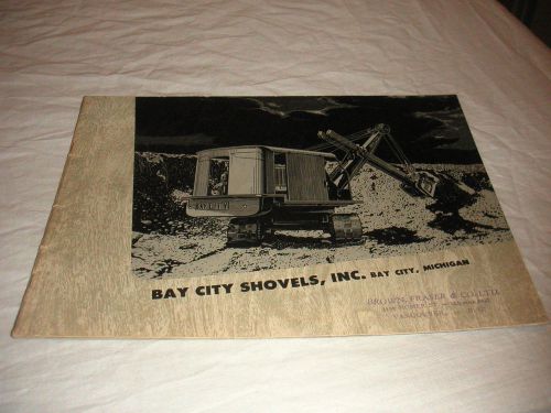 1945 BAY CITY CRANE PRODUCT LINE SALES BROCHURE