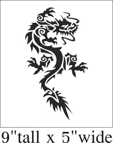 Dragon tattoo design funny car truck bumper vinyl sticker decal art gift-1549 for sale