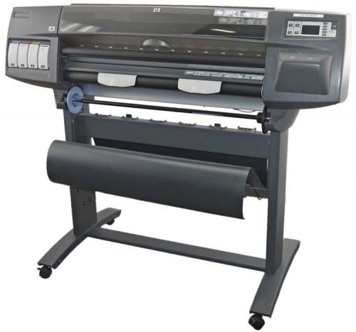 Hp designjet 1055cm plus 36&#034; large format color network printer plotter c6074b for sale