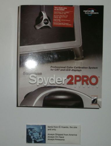 Pantone ColorVision Spyder 2 Pro Colorimeter Suite for CRT and LCD displays