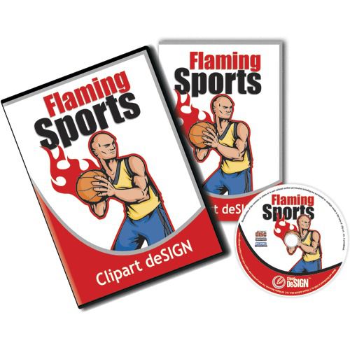 Sport clipart-vinyl cutter plotter vector clip art-screen printing images eps cd for sale