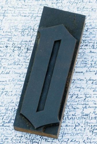 letter: o rare blackletter wood type 4.84&#034; woodtype letterpress printing antique