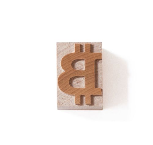 Letterpress Currency Symbols wood type 8 line - 5 pieces