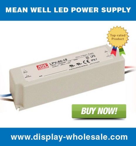 Mean Well LED Power Supply (60W 12V) (HLG-60H-12)