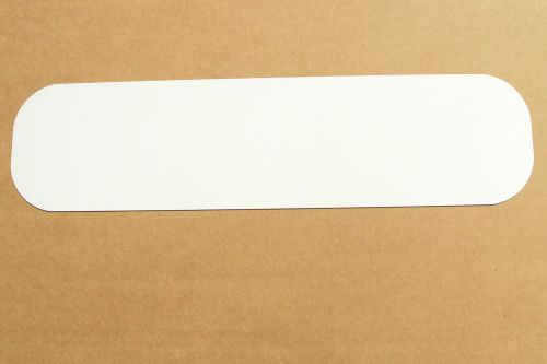 10pcs. .032 4&#034; x16&#034; Gloss White Aluminum Sign Blanks  with 1 1/2 R/C