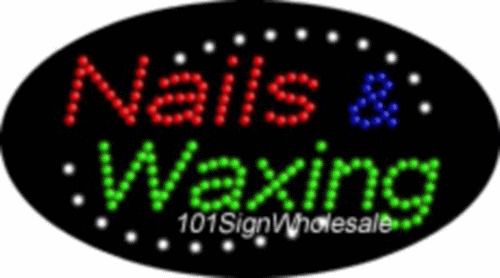 Nails and waxing led signage open animated flashing window display sign boards for sale