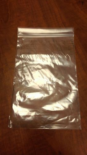 Zip lock bags clear 6&#034; x 9&#034; box of 1,000 for sale