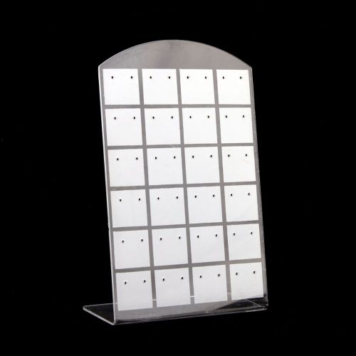 24 Pairs White Earrings Dispaly Board Pad Wholesale Jewelry Display