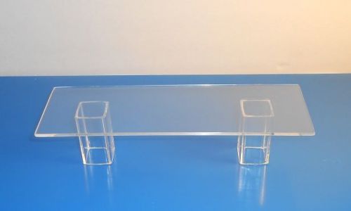 Acrylic display riser - 3&#034; wide x 9&#034; long x 2&#034; high x 1/8&#034; thick - brand new for sale